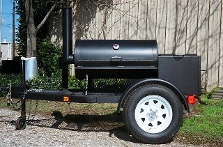 PORTABLE BBQ GRILL WITH FIREBOX TG20X80
