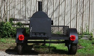 PORTABLE BBQ GRILL WITH FIREBOX TG20X80