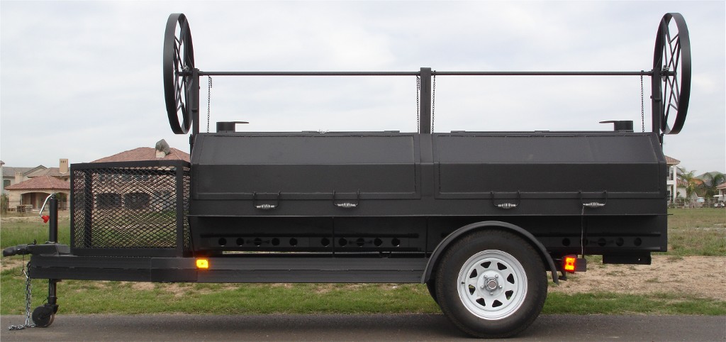 mobile bbq trailers