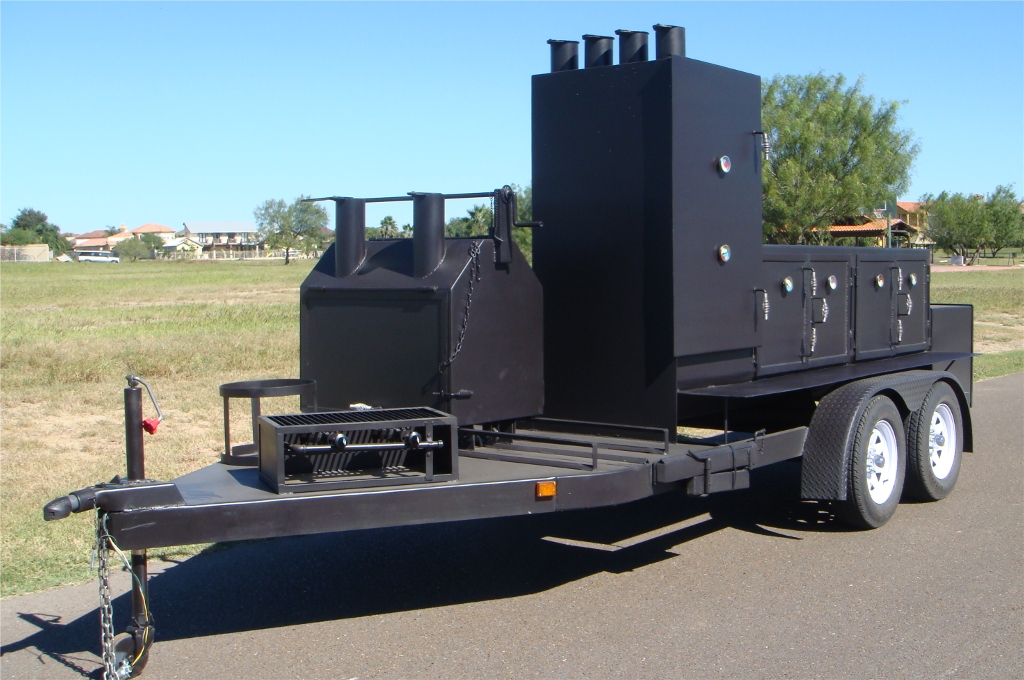 Old Country BBQ Pits Portable trailer insulated BBQ smokers and grills