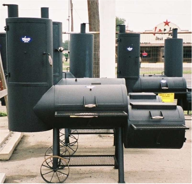 Old Country BBQ Pits Smoker and Grill 3 Temperature Gauge