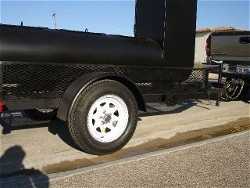 BBQ SMOKER, NEW TIRES