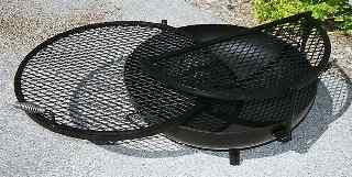 double grill fire pits,  low open